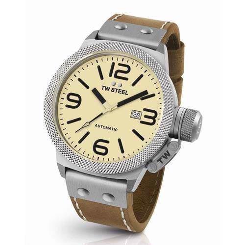 Image of TW Steel 45 mm cream Automatik Herre ur, model CS15